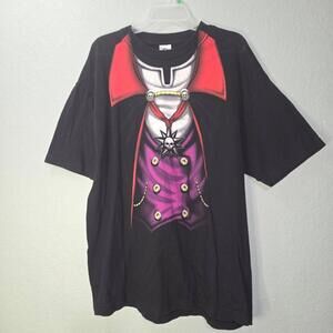Halloween Vampire Costume Shirt Alstyle Apparel And Activewear Black Mens sz XL